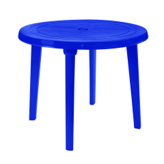 Стол круглый Ø90 см синий Алеана 100011