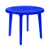 Стол круглый Ø90 см синий Алеана 100011