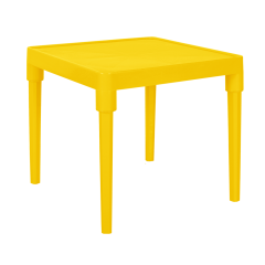 Стол детский Алфавит 51х51х47 см жёлтый Алеана 100025