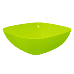 Тарелка глубокая 0,5 л 15х15х5,5 см салатовая Алеана