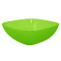 Тарелка глубокая 0,5 л 15х15х5,5 см зелёная Алеана