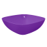 Тарелка глубокая 0,5 л 15х15х5,5 см фиолетовая Алеана