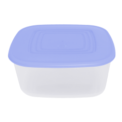 Контейнер для пищевых продуктов 1,88 л квадратный синяя крышка Алеана 167014