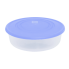 Контейнер для пищевых продуктов 0,55 л круглый синяя крышка Алеана 167033