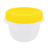 Набор контейнеров Омега 285 мл 3 шт. для пищевых продуктов жёлтая крышка Алеана 167037