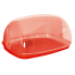 Хлебница овальная мини 32х25х17 см красная Алеана 167081