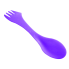 Ложка-вилка 170х370х10 мм фиолетовая Алеана 167099