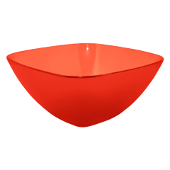 Салатница 0,3 л красная Алеана 168001