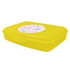 Контейнер универсальный 20х20х8 см жёлтый Алеана 168018