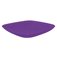 Тарелка 0,5 л 19х19х2,8 см фиолетовая Алеана