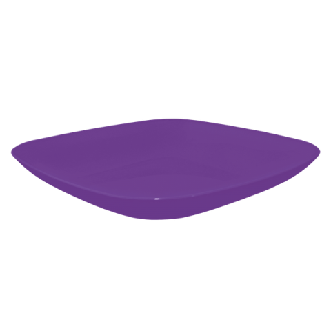 Тарелка 0,9 л 25х25х3 см фиолетовая Алеана