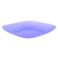 Тарелка 0,5 л 19х19х2,8 см голубая Алеана
